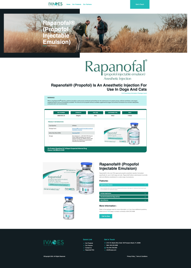 Services page
